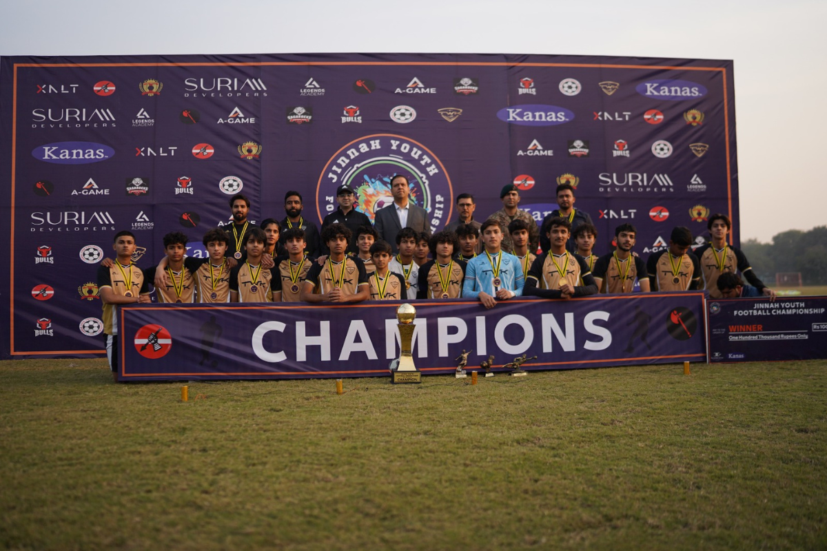 JINNAH YOUTH FOOTBALL CHAMPIONSHIP WINNERS
